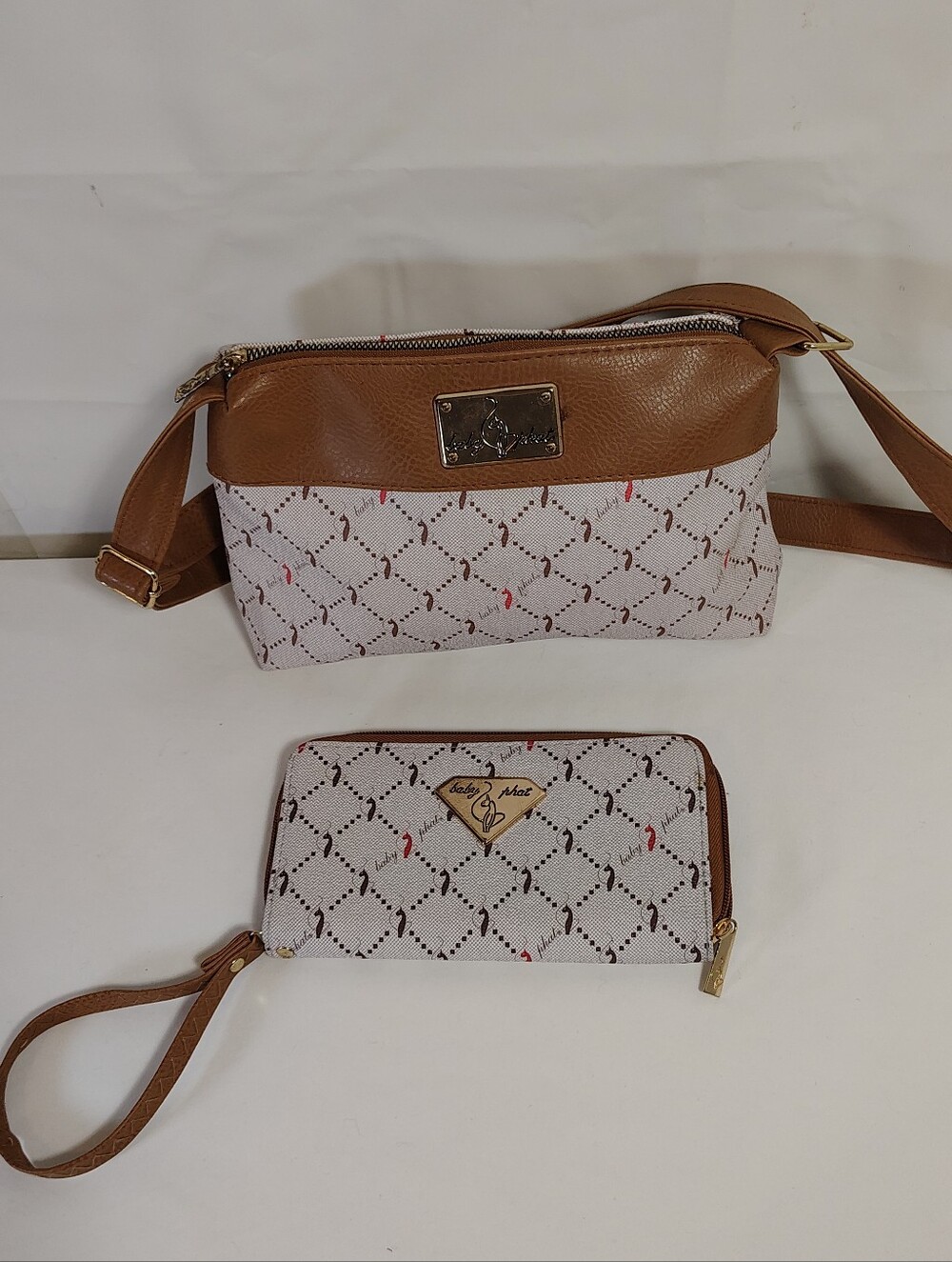 Baby Phat Shoulder Bag/Crossbody W/Wallet